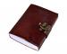 Classic Beautiful Cross Religious View Handmade Cotton Paper Leather Journal dairy